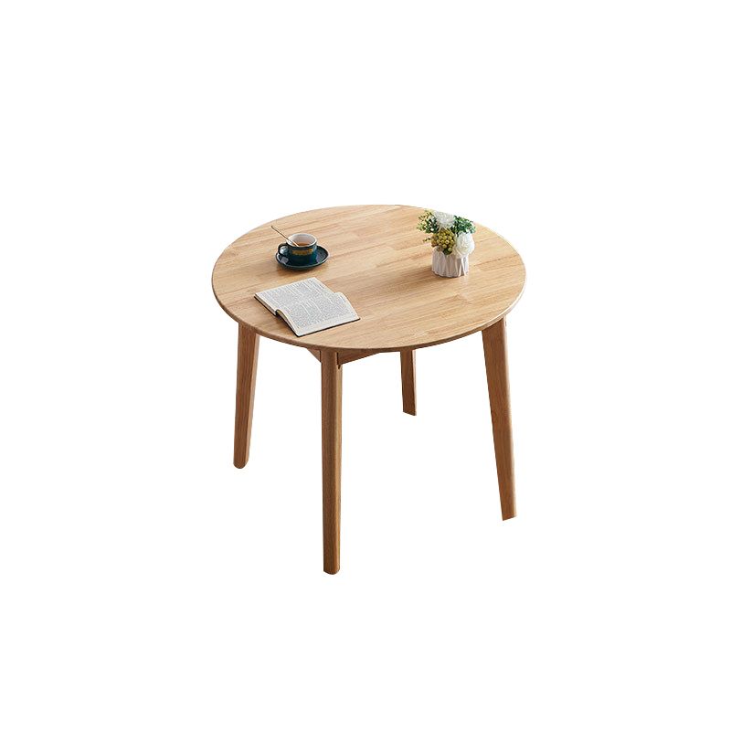 Nordic Solid Wood Top Dining Table Round Modern Dining Table Clearhalo 'Dining Tables & Seating' 'Dining Tables' 'dining_table' 'furn' 'furn_dining_table' 'Furniture' 'Kitchen & Dining Furniture' 1200x1200_7492284a-387c-4206-b2ce-fd16e1347db4