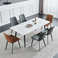Sintered Stone Industrial Kitchen Desk Rectangle Dining Room Table