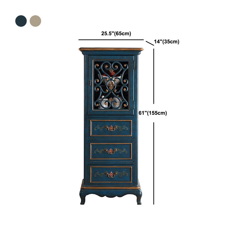 Moderno rettangolo del torace della staffa in legno gambe mobile laterale con porte