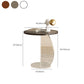 Glam Accent Side Table Living Room Round Pedestal Acrylic Side End Table Clearhalo 'Coffee & Accent Tables' 'End & Side Tables' 'end_side_tables' 'furn' 'furn_end_side_tables' 'Furniture' 'Living Room Furniture' 1200x1200_74985204-262c-4cac-802c-6195b4f21270
