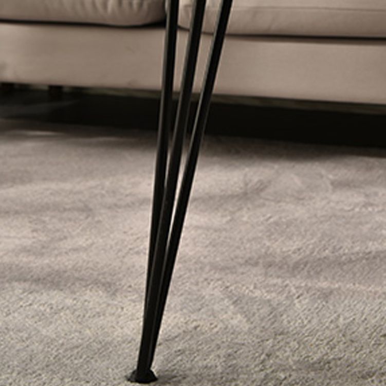 3 Legs Round Coffee Table Wooden Coffee Table in Brown Modern Style Clearhalo 'Coffee & Accent Tables' 'Coffee Tables' 'coffee_tables' 'furn' 'furn_coffee_tables' 'Furniture' 'Living Room Furniture' 1200x1200_7499516f-5210-47f6-9afc-3d7973a7b9cb