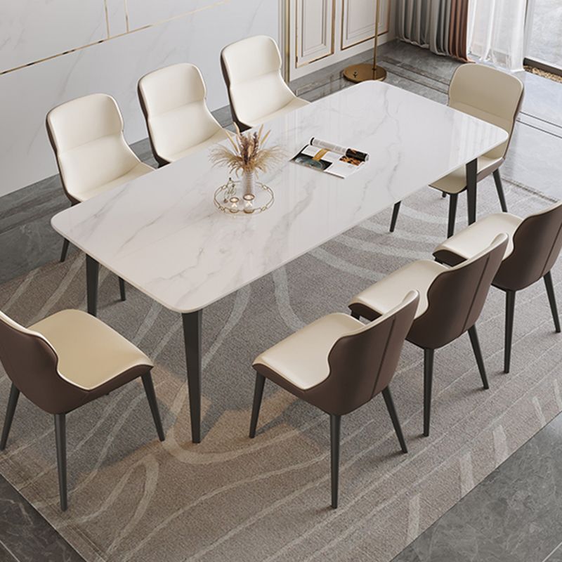 Tavolo da pranzo rettangolo industriale Sinterizzato Sinterizzato Tavolo da cucina fissa