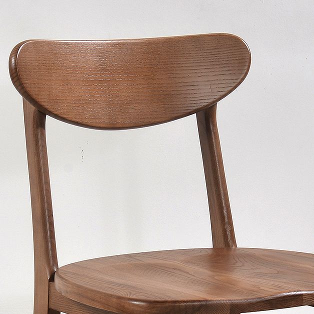 Modern Dining Side Chair Matte Finish Solid Wood Open Back Armless Chair Clearhalo ' kitchen&dining_furn' 'Dining Chairs' 'Dining Tables & Seating' 'dining_chair' 'Furniture' 'furniture_dining_chair' 'Kitchen & Dining Furniture' 'kitchen' 1200x1200_749e2014-1a0a-4de8-96be-d618fb164686