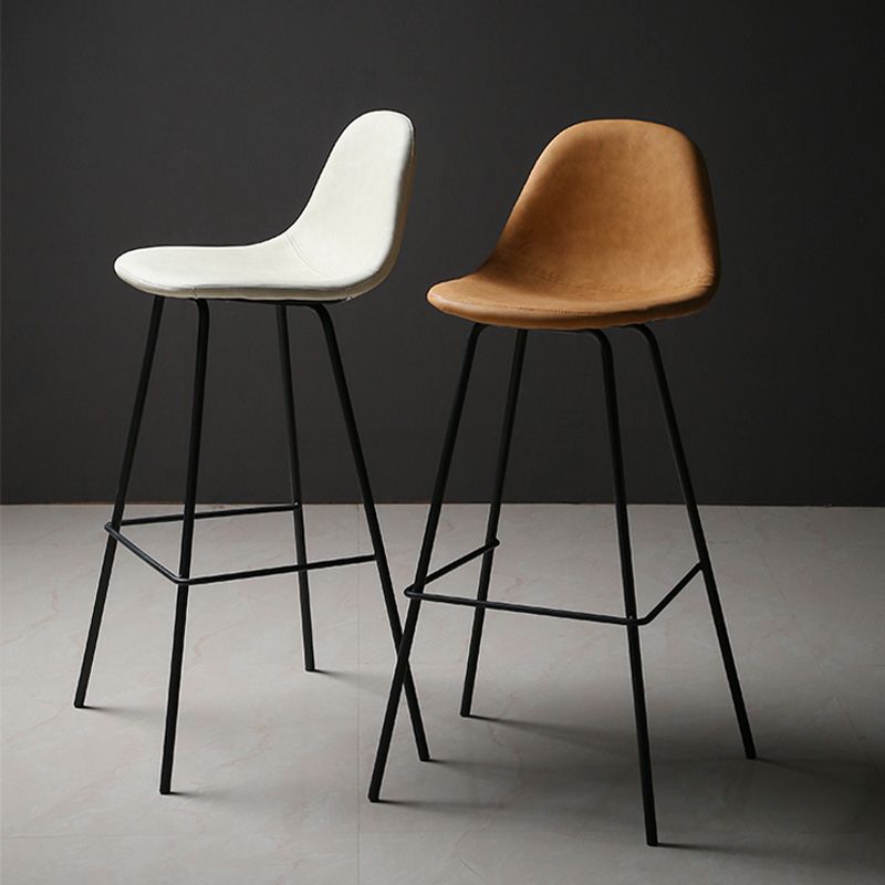 Industrial Style Bar-stool Iron Legs Counter Stool for Kitchen Bar Clearhalo 'Bar Furniture' 'Bar Stools' 'bar_stools' 'furn' 'furn_bar_stools' 'furniture_bar_stools' 'Kitchen & Dining Furniture' 'kitchen&dining_furn' 'kitchen' 'kitchen_furn' Furniture' 1200x1200_749f43c5-1fae-492a-8fab-a4678ce7767c