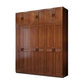 Traditional Walnut Wood Storage Cabinet Brown Cabinet for Home