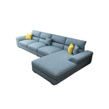 Casual Pillow Top Arm Sectional 37.4"H Removable Cushions Sofa and Chaise Clearhalo 'furn' 'furn_sectionals' 'Furniture' 'furniture_sectionals' 'kitchen' 'kitchen_sectionals' 'Living Room Furniture' 'Sectionals' 1200x1200_74a6774f-b841-4de5-8247-07c0fe4fe8e7
