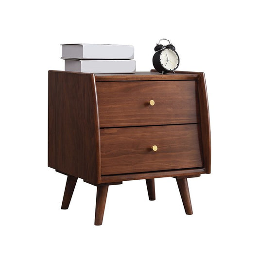 2 - Schublade Industrial Accent Table Nachttisch Antiquitäten Finish Nachttisch