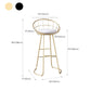 Contemporary Style Counter Stool Upholstered Bar Stool with Metal Base Clearhalo 'Bar Furniture' 'Bar Stools' 'bar_stools' 'furn' 'furn_bar_stools' 'Furniture' 'Kitchen & Dining Furniture' 1200x1200_74a8d0ef-48d6-4371-9ecd-c9180aff012d