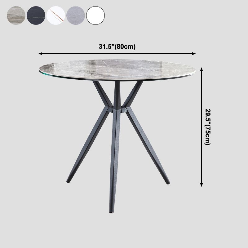 Traditional Luxury Style Dining Table Round Sintered Stone Table with Metal Clearhalo ' dining_table' 'Dining Tables & Seating' 'Dining Tables' 'furn' 'furn_dining_table' 'Furniture' 'furniture_dining_table' 'Kitchen & Dining Furniture' 'kitchen&dining_furn' 'kitchen' 'kitchen_dining_table' 1200x1200_74a9693b-2752-4930-88ab-e7f01bcbf567