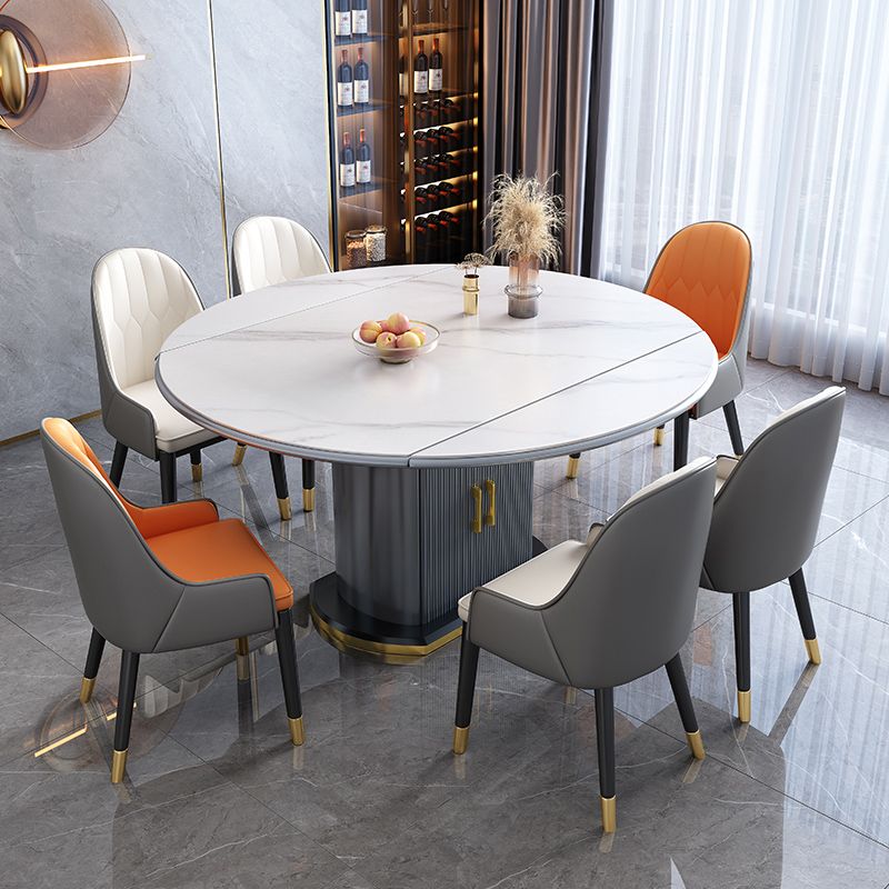 Round Stone Dining Table Traditional Luxury Drop Leaf Trestle Dining Table Clearhalo 'Dining Tables & Seating' 'Dining Tables' 'dining_table' 'furn' 'furn_dining_table' 'Furniture' 'furniture_dining_table' 'Kitchen & Dining Furniture' 'kitchen' 'kitchen_dining_table' 1200x1200_74a98666-46b5-4fb9-b068-ba247642beb5