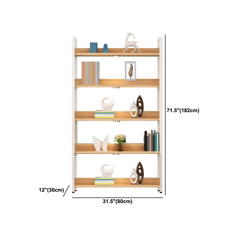 Modern Engineered Wood Bookshelf Etagere Open Shelf Vertical Bookcase Clearhalo 'Bookcases' 'furn' 'furn_bookcases' 'Furniture' 'Office Furniture' 1200x1200_74a9caf2-8c86-4f46-8861-0b11d10a35a6