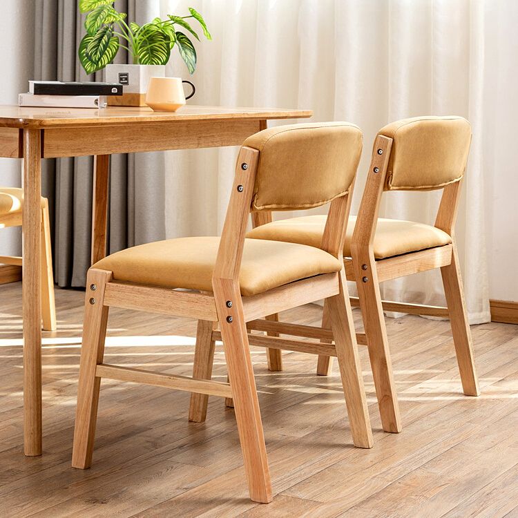 Country Style Armless Dining Chairs Open Back Upholstered Dining Side Chairs Clearhalo ' kitchen&dining_furn' 'Dining Chairs' 'Dining Tables & Seating' 'dining_chair' 'furn' 'furn_dining_chair' 'Furniture' 'furniture_dining_chair' 'Kitchen & Dining Furniture' 'kitchen' 1200x1200_74aaf795-790f-43b0-8602-84b24045e7b0