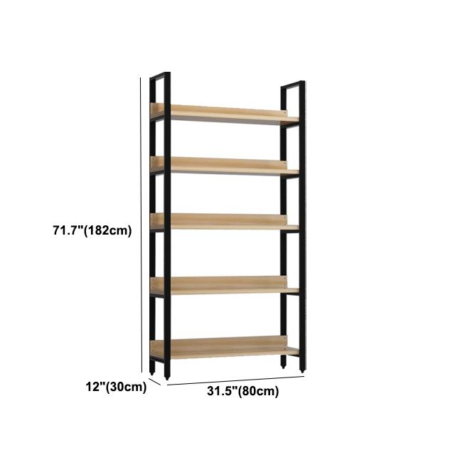 Modern Engineered Bookcase Natural Etagere Bookshelf for Any Room