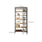 Modern Style Open Back Bookshelf Standard Metal Bookcase in Black Clearhalo 'Bookcases' 'furn' 'furn_bookcases' 'Furniture' 'Office Furniture' 1200x1200_74add3aa-5e07-4c08-a8b6-cde1adc04cc4