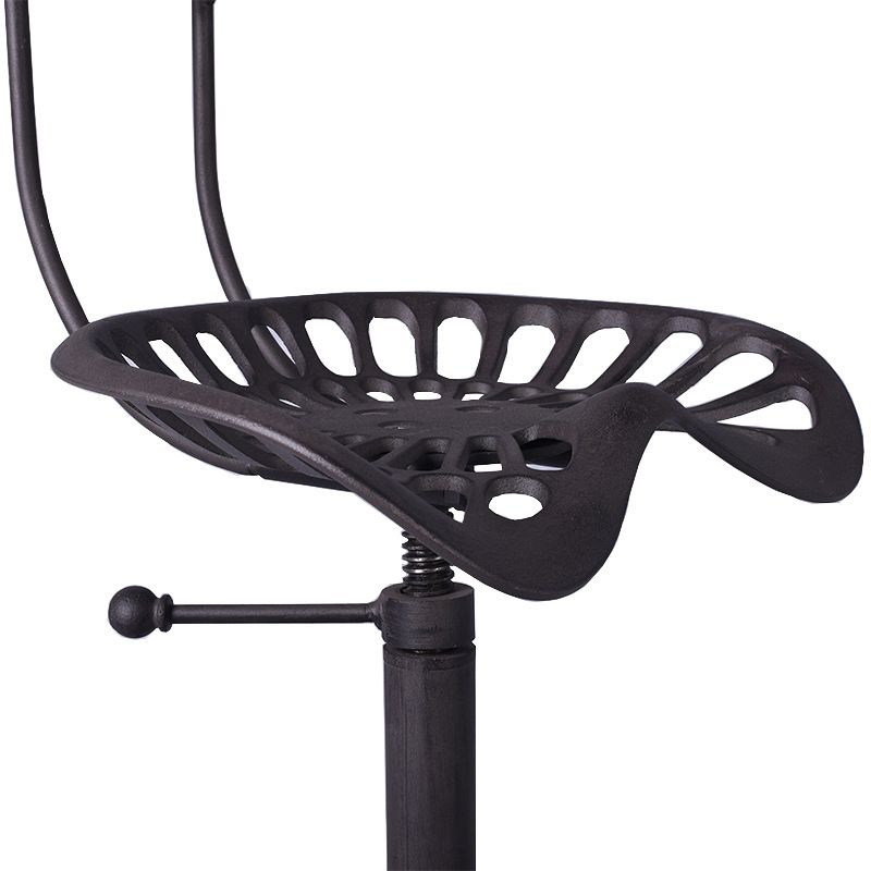 Single Modern Style Bar-stool with Swivel Adjustable Height Iron Footrest for Kitchen Bar Clearhalo 'Bar Furniture' 'Bar Stools' 'bar_stools' 'furn' 'furn_bar_stools' 'furniture_bar_stools' 'Kitchen & Dining Furniture' 'kitchen&dining_furn' 'kitchen' 'kitchen_furn' Furniture' 1200x1200_74ae7a84-b3b9-478b-bf87-b02da7ebefef