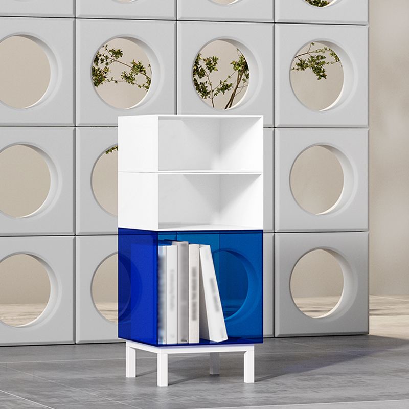 Closed Back Bookcase Contemporary Style Bookshelf in Acrylic for Home Office Clearhalo 'Bookcases' 'furn' 'furn_bookcases' 'Furniture' 'furniture_bookcases' 'kitchen' 'kitchen_bookcases' 'Living Room Furniture' 'Office Furniture' 1200x1200_74af161d-c150-4cfa-acbe-105a3a967b54