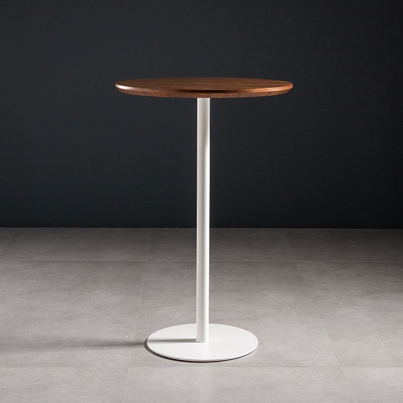 Solid Wood Pub Table 41-inch Bar Height Industrial Round Bar Table for Indoor Clearhalo 'Bar Furniture' 'Bar Tables' 'bar_tables' 'furn' 'furn_bar_tables' 'Furniture' 'Kitchen & Dining Furniture' 1200x1200_74afb2d3-eac1-4ee9-a080-f3d23237d8b5