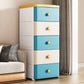5-Drawer Wardrobe Armoire with Legs Modern Plastic Storage Cabinet Clearhalo 'Armoires & Wardrobes' 'armoires_wardrobes' 'Bedroom Furniture' 'furn' 'furn_armoires_wardrobes' 'Furniture' 1200x1200_74afef21-86ad-4632-9bf1-b42250646d78