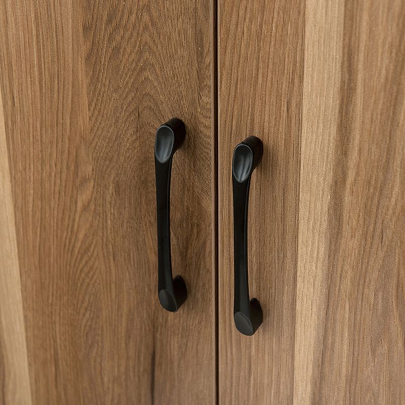 Modern Style Server Imitation Wood Sideboard with Door and Drawer for Dining Room Clearhalo 'buffet_sideboard' 'Buffets & Sideboards' 'furn' 'furn_buffet_sideboard' 'Furniture' 'Kitchen & Dining Furniture' 1200x1200_74b40bc4-8617-4495-9f90-4f9474c43997