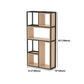 Industrial Open Etagere Bookshelf Iron Frame Solid Wood Shelf Bookshelf Clearhalo 'Bookcases' 'furn' 'furn_bookcases' 'Furniture' 'furniture_bookcases' 'kitchen' 'kitchen_bookcases' 'Living Room Furniture' 'Office Furniture' 1200x1200_74b57050-af83-4633-b04f-26640f499f53