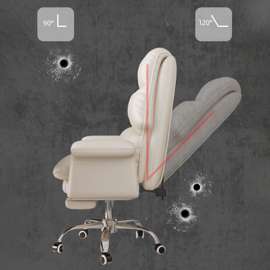 High Back Faux Leather Desk Chair Height-adjustable Office Chair for Home Office Clearhalo 'furn' 'furn_office_chair' 'Furniture' 'Office Chairs' 'Office Furniture' 'office_chair' 1200x1200_74b88c64-b822-4b72-a099-fe632be0917e
