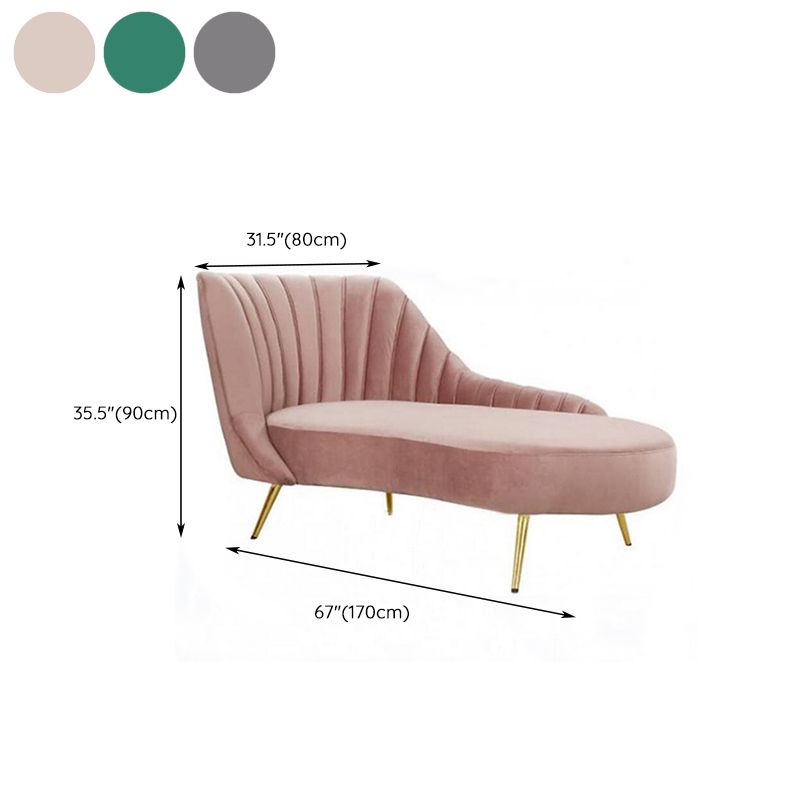 Glam Upholstered Chaise Lounge Couch Velvet Chaise Lounge Chair Clearhalo 'Chairs & Seating' 'Chaise Lounge' 'chaise_lounge' 'furn' 'furn_chaise_lounge' 'Furniture' 'Living Room Furniture' 1200x1200_74ba0e28-1c75-478f-bd02-230d4a55a51c