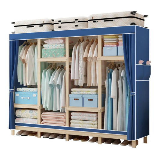 Hedendaagse stijl Garderobe Pine vaste houten garderobe kast met benen