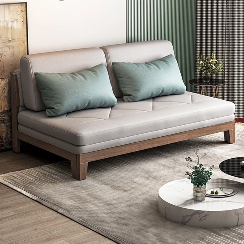 40.15" Wide Sofa Bed Faux leather Sleeper Sofa with Upholstered Clearhalo 'furn' 'furn_futons' 'Furniture' 'Futons & Daybeds' 'Futons' 'Living Room Furniture' 1200x1200_74bb9d6c-8182-4600-b6aa-beee69985adc