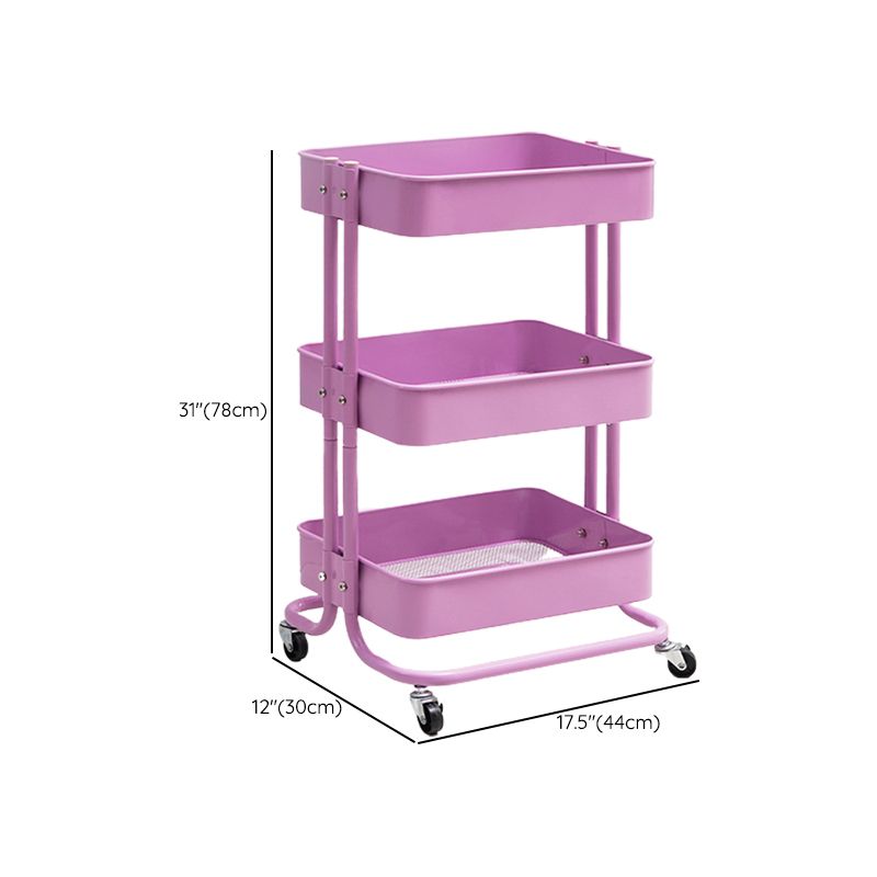 Contemporary Etagere Bookshelf Metal Open Back Bookcase with Shelves