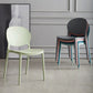 Scandinavian Armless Dining Chairs Plastic Indoor Stackable Open Back Side Chair Clearhalo ' kitchen&dining_furn' 'Dining Chairs' 'Dining Tables & Seating' 'dining_chair' 'furn' 'furn_dining_chair' 'Furniture' 'furniture_dining_chair' 'Kitchen & Dining Furniture' 'kitchen' 1200x1200_74bdc510-ab1e-4c84-a0bf-81cc5ee2b752