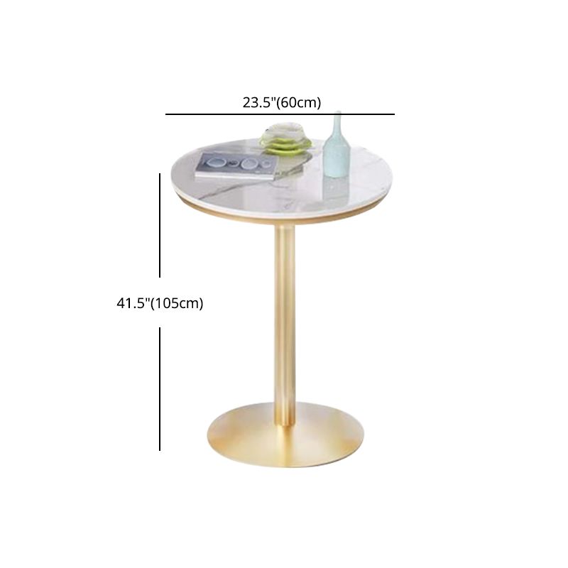 Stone Bar Dining Table Glam Bar Table with Pedestal for Dining Room Clearhalo 'Bar Furniture' 'Bar Tables' 'bar_tables' 'furn' 'furn_bar_tables' 'Furniture' 'furniture_bar_tables' 'Kitchen & Dining Furniture' 1200x1200_74be5f95-514e-4667-afa4-6bf8b96a1f72