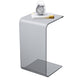 C-Shape Sofa Side Accent Table Plastic Contemporary Side Table Clearhalo 'Coffee & Accent Tables' 'End & Side Tables' 'end_side_tables' 'furn' 'furn_end_side_tables' 'Furniture' 'Living Room Furniture' 1200x1200_74c0515a-cb98-456c-ab8d-a8738f3d9d80