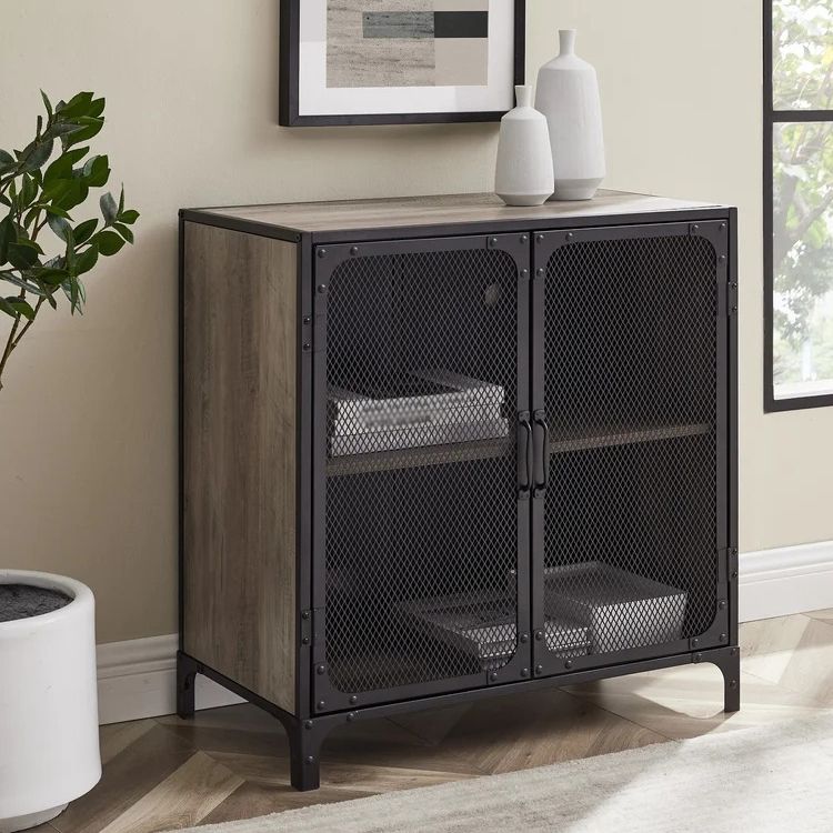 Armoire à plateaux de cuisine en bois d'armoire de serveur moderne avec rangement