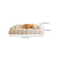 Scandinavian Wood Frame Recessed Arm Sofa in White for Living Room Clearhalo 'furn' 'furn_sofas' 'Furniture' 'Living Room Furniture' 'Sofa' 'sofas' 1200x1200_74c2df87-4e02-4d81-9073-7738815da5d0