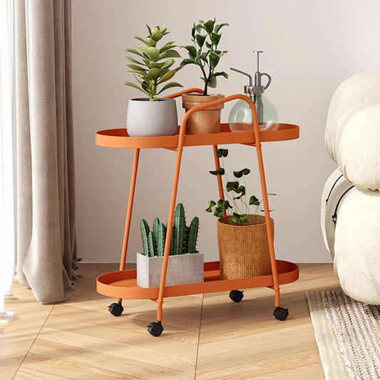 25.19" Tall Metal Side Table Oval 4 Legs Sofa Side Accent Table Clearhalo 'Coffee & Accent Tables' 'End & Side Tables' 'end_side_tables' 'furn' 'furn_end_side_tables' 'Furniture' 'Living Room Furniture' 1200x1200_74c53611-c363-41a6-a4f2-9274e56e89ca