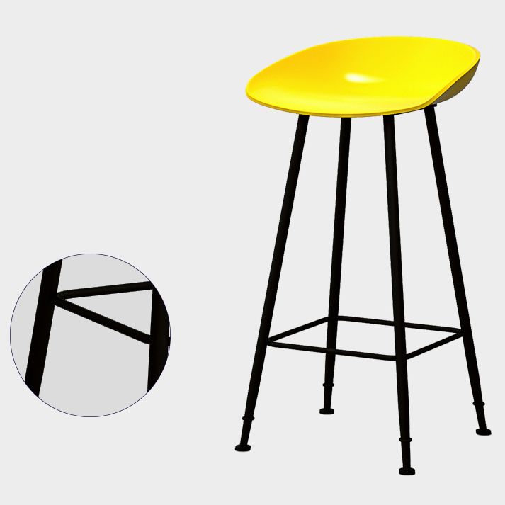 Industrial Style Bar-stool Bucket PP Seat Counter Stool for Kitchen Bar Clearhalo 'Bar Furniture' 'Bar Stools' 'bar_stools' 'furn' 'furn_bar_stools' 'furniture_bar_stools' 'Kitchen & Dining Furniture' 'kitchen&dining_furn' 'kitchen' 'kitchen_furn' Furniture' 1200x1200_74c75a7a-d336-4645-be44-4d564e574d93