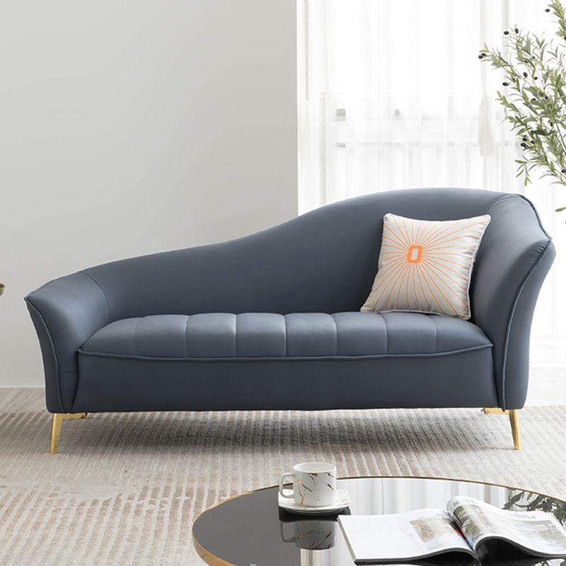 Glam with Arms Chaise Flared Arms with Legs for Bedroom Living Room Clearhalo 'Chairs & Seating' 'Chaise Lounge' 'chaise_lounge' 'furn' 'furn_chaise_lounge' 'Furniture' 'Living Room Furniture' 1200x1200_74cb39ab-bc41-4546-8eaf-d2bcddcff55e