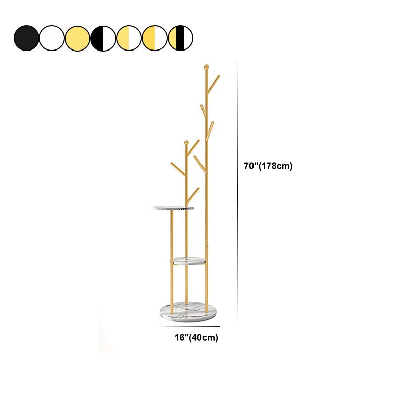 Glamargträger Freistehende Regale und Messdoßhaken Metallhalle Ständer mit Schieferbasis