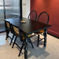 Rectangle Solid Wood Two-Color Dining Table Simplicity 4 Legs Table for Dining Room Clearhalo ' dining_table' 'Dining Tables & Seating' 'Dining Tables' 'furn' 'furn_dining_table' 'Furniture' 'furniture_dining_table' 'Kitchen & Dining Furniture' 'kitchen&dining_furn' 'kitchen' 'kitchen_dining_table' 1200x1200_74cce364-ac06-4489-9b8c-1e1039dd3cce