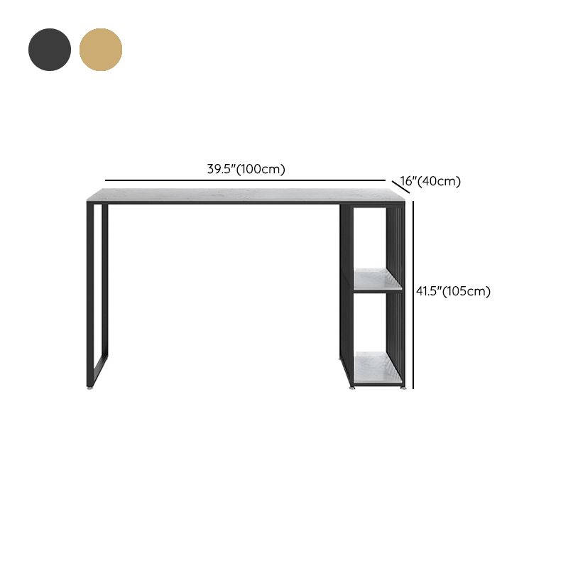 Moderne barbistroset 1/2/3-delig stenen rechthoekige bartafel met gestoffeerde krukken