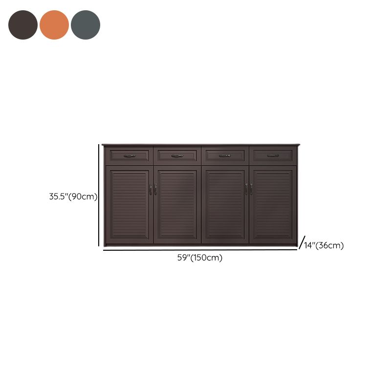 Cosco contemporáneo de la mesa del aparador con puertas para la cocina