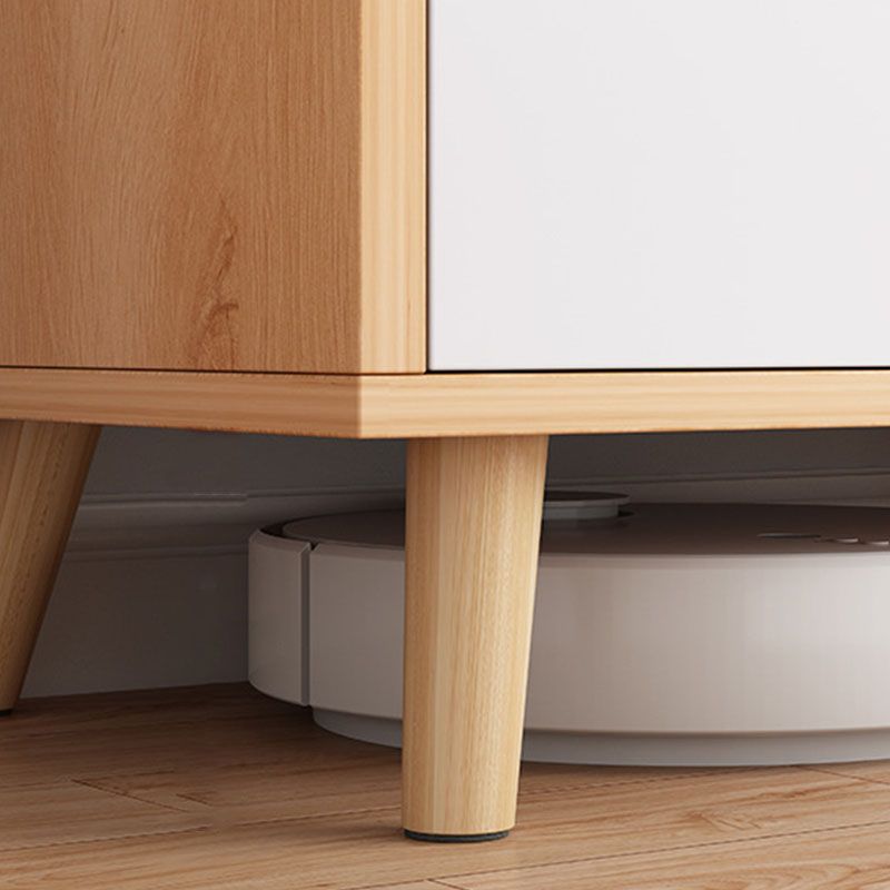 Cómoda contemporánea de 11,7 pulgadas de ancho, cómoda de almacenamiento de madera fabricada