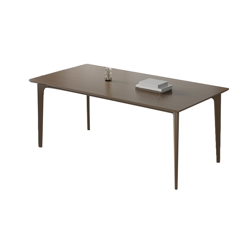 Medieval Modern Solid Wood Table Rectangular Table with 4 Legs Clearhalo 'Dining Tables & Seating' 'Dining Tables' 'dining_table' 'furn' 'furn_dining_table' 'Furniture' 'Kitchen & Dining Furniture' 1200x1200_74d3b9fb-e96c-4ee9-b108-028ead7c72b1