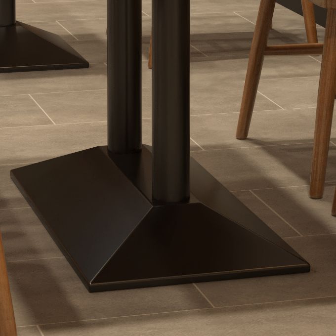 Industrial Style Home Solid Wood Dining Table Rectangular Shape Table with Single Pedestal Base Clearhalo ' dining_table' 'Dining Tables & Seating' 'Dining Tables' 'furn' 'furn_dining_table' 'Furniture' 'furniture_dining_table' 'Kitchen & Dining Furniture' 'kitchen&dining_furn' 'kitchen' 'kitchen_dining_table' 1200x1200_74d79aed-2ad4-408c-b1df-47ae06a6505b