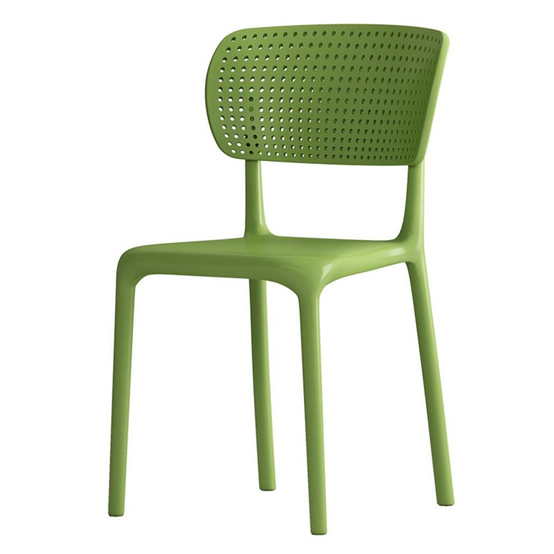 Modern Indoor-Outdoor Chair Plastic Open Back Dining Chair Set Clearhalo 'Dining Chairs' 'Dining Tables & Seating' 'dining_chair' 'furn' 'furn_dining_chair' 'Furniture' 'Kitchen & Dining Furniture' 1200x1200_74d7a5d2-0260-4d71-a347-6f10f84b037a