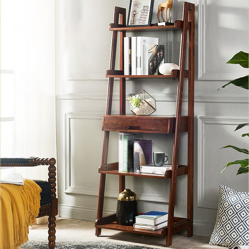 Scandinavian Ladder Bookshelf Vertical Open Ash Bookcase for Living Room Clearhalo 'Bookcases' 'furn' 'furn_bookcases' 'Furniture' 'furniture_bookcases' 'Office Furniture' 1200x1200_74d827cc-f66b-4c63-9b93-a75044728a5d