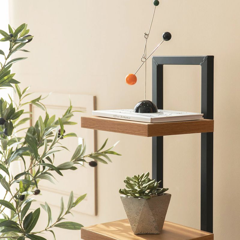 Libris de bibliothèque contemporaine Bibliothèque à l'arrière en bois d'origine standard