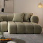 Scandinavian Green Sofa with Tuxedo Arm and Sewn Pillow Back Clearhalo 'furn' 'furn_sectionals' 'Furniture' 'furniture_sectionals' 'kitchen' 'kitchen_sectionals' 'Living Room Furniture' 'Sectionals' 1200x1200_74da6dcb-02a0-470d-9513-12db8805201a