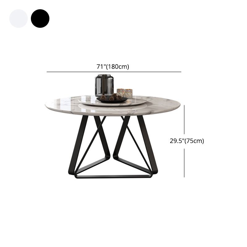 Round 1/4/5/7/9 Pieces Modern Furniture Standard Height Dining Room Table Set with 3 Legs Clearhalo 'Dining Room Sets' 'Dining Tables & Seating' 'dining_room_set' 'furn' 'furn_dining_room_set' 'Furniture' 'furniture_dining_room_set' 'Kitchen & Dining Furniture' 'kitchen&dining_furn' 'kitchen' 1200x1200_74def26c-8b63-4d54-bc27-dde67bdabf2a