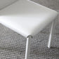 Designer Style Armless Chair Leather Parsons Back Side Chair for Dining Room